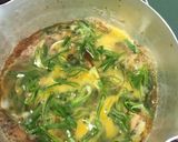 めっけもん♪葉玉ねぎのふわ〜卵の親子丼作り方5写真