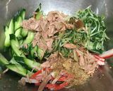 モリモリ食べれる☆水菜の中華風サラダ作り方15写真