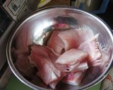カスベ（赤エイ）の煮付け作り方1写真