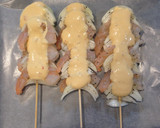 ☆ソースまで旨い！エビと玉ねぎの串焼き☆作り方8写真