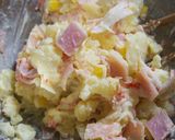 めちゃウマ！明太ポテトサラダトースト作り方1写真