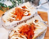 ☆お弁当にも！オシャレお好み焼きサンド☆作り方12写真