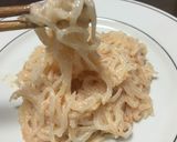 糖質制限 明太クリームパスタ作り方6写真