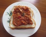 ミートソーストースト♫作り方1写真