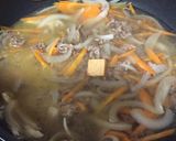 モヤシと挽肉のカレーうどん作り方5写真