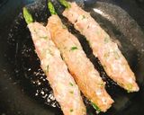 コリコリ。軟骨入りアスパラつくね。作り方7写真