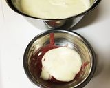 ストロベリーマーブルスフレチーズケーキ作り方9写真