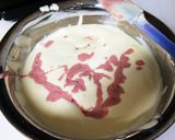 ストロベリーマーブルスフレチーズケーキ作り方10写真