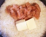香りがたまらない♡明太バターおこわ作り方5写真