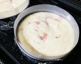 ストロベリーマーブルスフレチーズケーキ作り方11写真