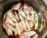 超簡単！ 手羽元 ごぼう の めんつゆ煮作り方2写真