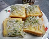 バターの風味♪新玉葱＆しらすのトースト作り方5写真