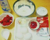 いちごいっぱいの四角いシフォンケーキ作り方1写真