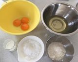 しっとりふわふわ〜♡ロールケーキ作り方1写真