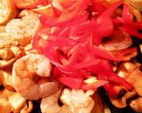 海老とキノコのパスタ作り方6写真
