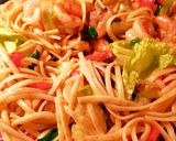 海老とキノコのパスタ作り方8写真