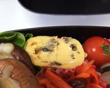 【お弁当】ほうれん草とベーコンの玉子焼き作り方4写真