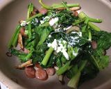 ほうれん草の柚子胡椒マヨパスタ作り方5写真