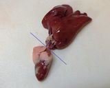 鶏ハツの下ごしらえ作り方1写真