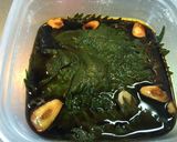 大蒜醤油漬紫蘇のトースト作り方1写真
