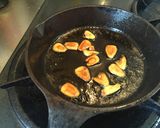 大蒜醤油漬紫蘇のトースト作り方3写真