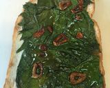 大蒜醤油漬紫蘇のトースト作り方4写真