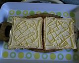 簡単★「御飯の友」チーズトースト作り方1写真