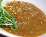 キーマカレー＆チキンでご馳走カレーうどん作り方1写真