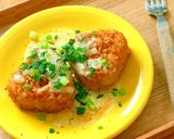 朝から香ばし＊焼きおにチーズぶっかけネギ作り方4写真