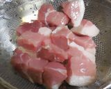 子供向けカレー（豚肉を蒸す）作り方2写真
