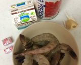 海老 トマトクリームパスタ作り方1写真