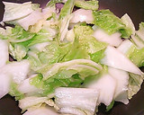きくらげと白菜炒め作り方2写真