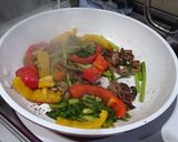 簡単カラフル牛肉のバルサミコ炒め♪作り方7写真