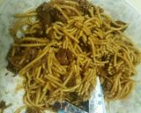 作りすぎたパスタリメイクでお好み焼作り方1写真