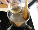 ひんやりつるりん☆簡単！寒天梅くずきり作り方3写真