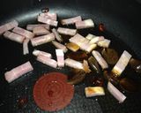 キャベツと厚切りベーコンのペペロンチーノ作り方3写真