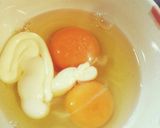 わさび菜のたまごとじ作り方3写真