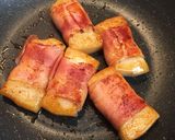 育ち盛りにがっつりうまい☆ベーコン餅作り方13写真