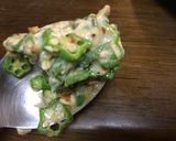 超簡単オクラチーズ作り方5写真
