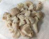 ♪鶏皮の山梅ぶし和え作り方2写真