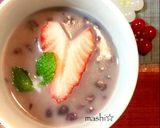 トロトロいちごみるくぜんざい♡作り方4写真