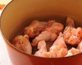 鶏手羽のきび酢煮作り方1写真