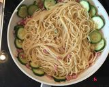 ズッキーニとベーコンの塩レモンパスタ作り方7写真
