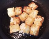 豆腐とニラともやしの炒め物作り方2写真