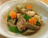 初めてでも簡単♪ごぼうと鶏の筑前煮風煮物作り方11写真