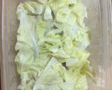 電子レンジでキャベツと豚肉の蒸し物作り方4写真