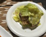 電子レンジでキャベツと豚肉の蒸し物作り方5写真