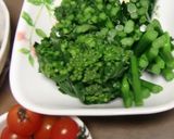 青菜とカニかまと乾燥のりでつくロッピー作り方1写真
