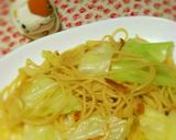 桜えびと春キャベツの春パスタ!作り方5写真