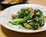 わけぎと油揚げのオイスター炒め作り方6写真